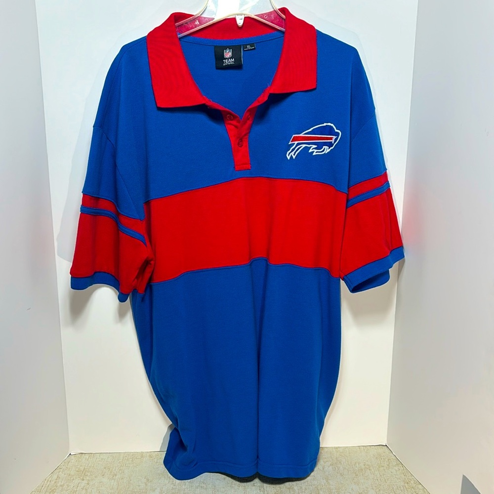 Buffalo Bills NFL Team Apparel Polo shirt XL Excellent Used Condition! EUC